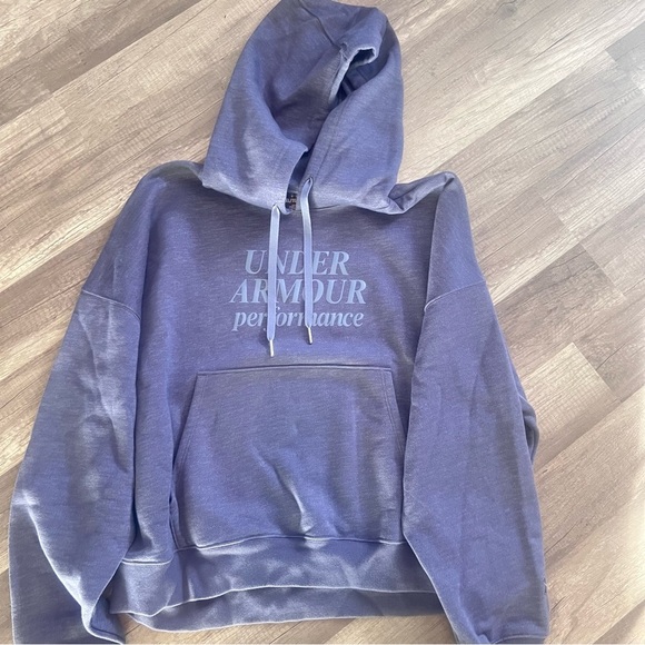 Under Armour Hooded sweatshirt Essential Script Hoodie Size XL - Picture 3 of 10